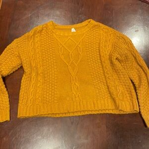Yellow sweater from mudd